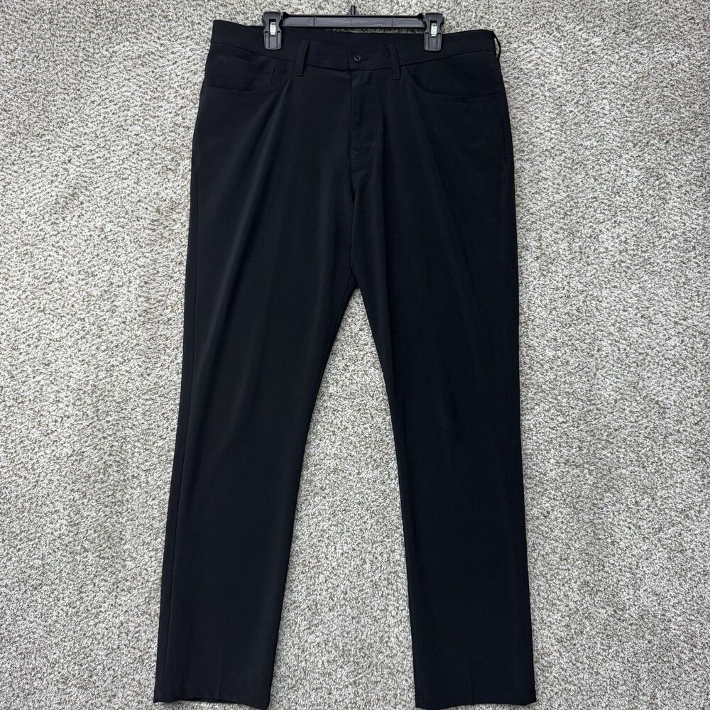 Ben Hogan Performance Pants Men's 34x32 Black Active 4-Way Performance Stretch
